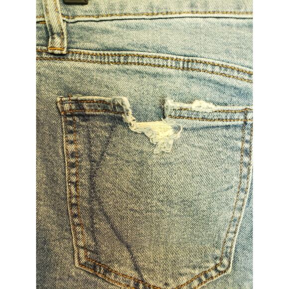 Women’s Jean Shorts Kendall Kylie Size 7 The Icon Short Asymmetrical Fly 28 - Picture 9 of 11